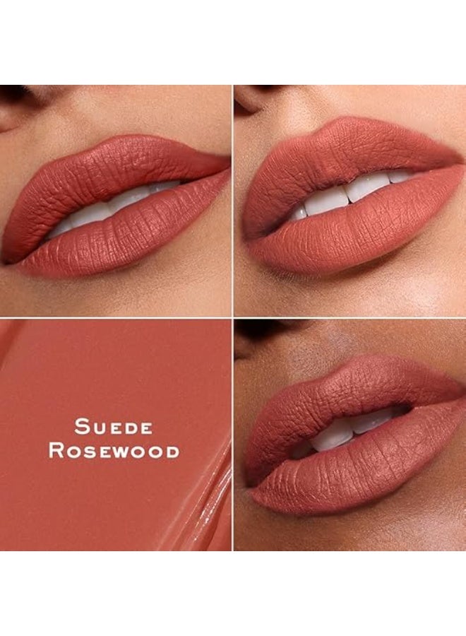 كيرو أحمر شفاه سائل ناعم غير لامع من كيرو فيلفيت سوفليه - لون خشب الورد السويدي، 5 مل | تركيبة موس مرطبة وخفيفة الوزن | لون غني، لمسة نهائية غير لامعة تدوم طويلاً - Image 3